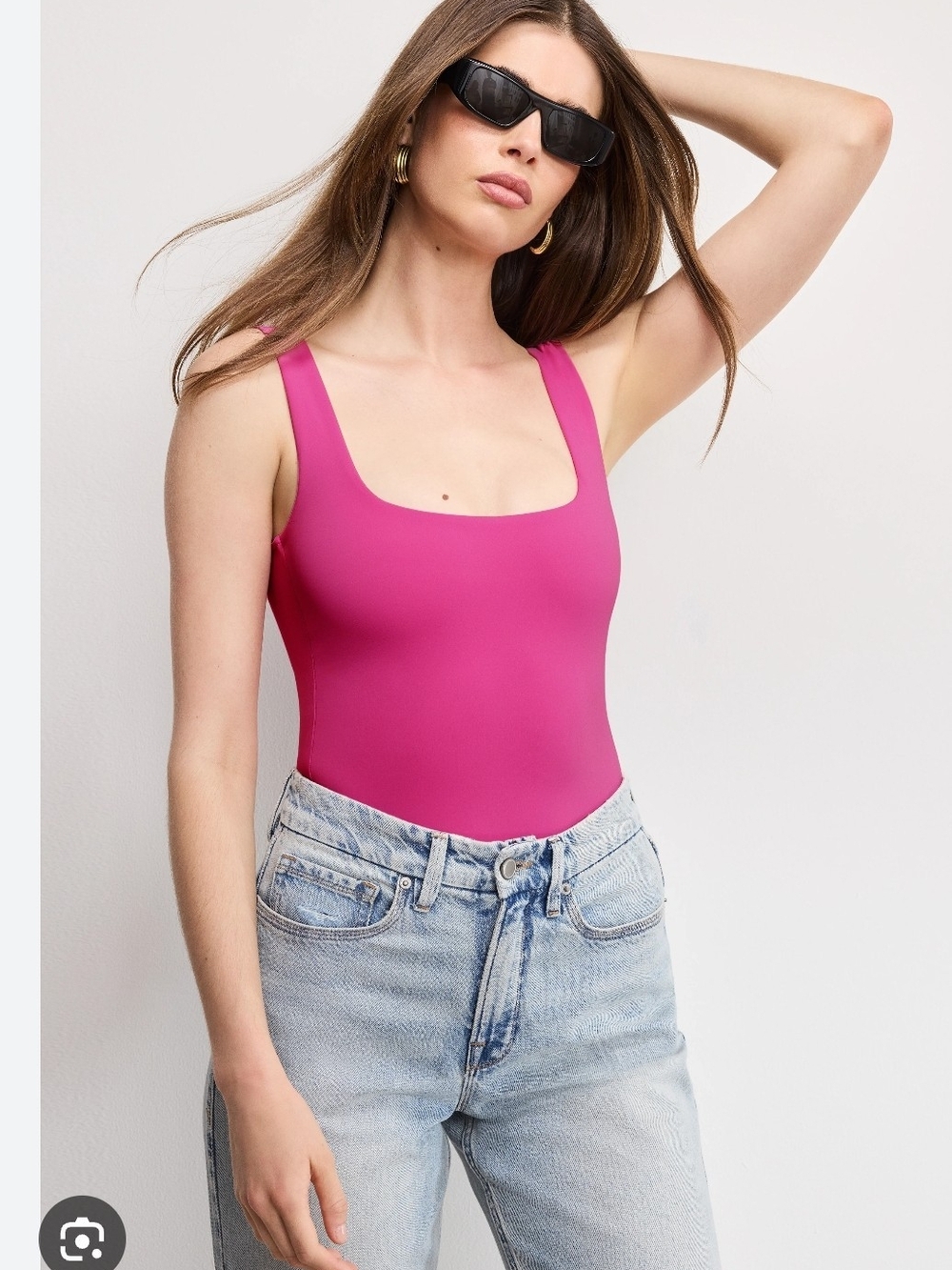 Good America sculpting modern tank bodysuit Size Large
